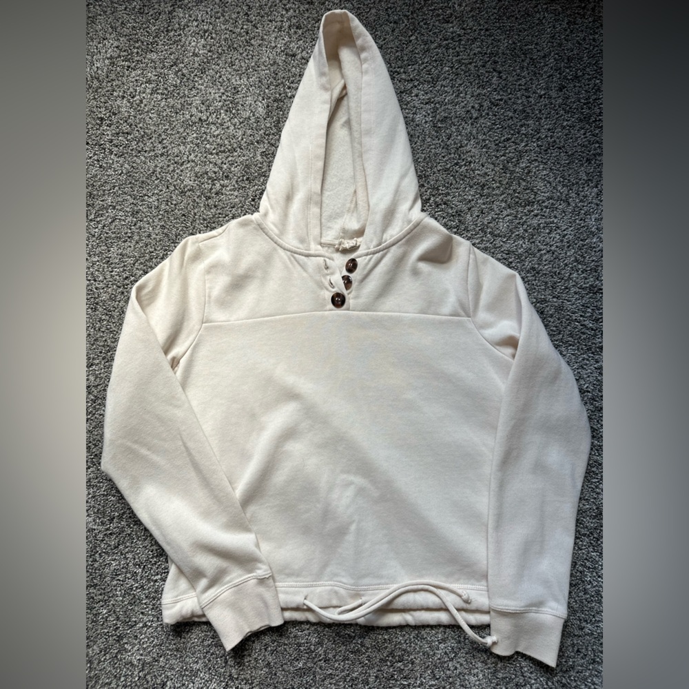 Cozy Cream Women's Hoodie Sweater